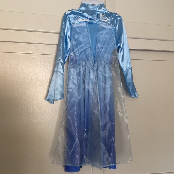 DISNEY FROZEN 💙🩵"ELSA"🩵💙 ADVENTURE DRESS COSTUME SIZE SMALL (4-6X) 🌟NWT🌟 - Picture 8 of 16